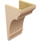 Ekena Millwork 9"W x 9"D x 18"H Wide Hughes Rough Cedar Woodgrain TimberThane Corbel, Primed Tan CORUR09X09X18HUGRCPR - alternate 2